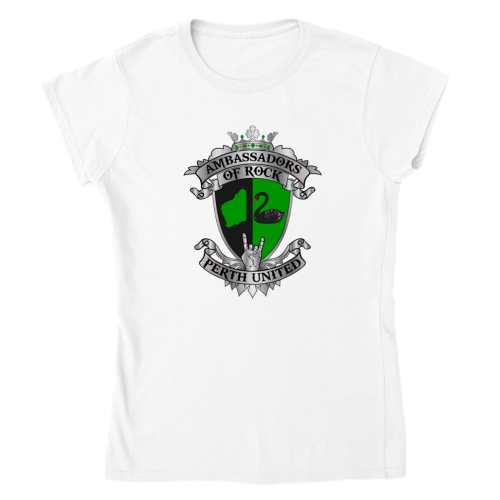 Official Perth United Logo Womens T-shirt