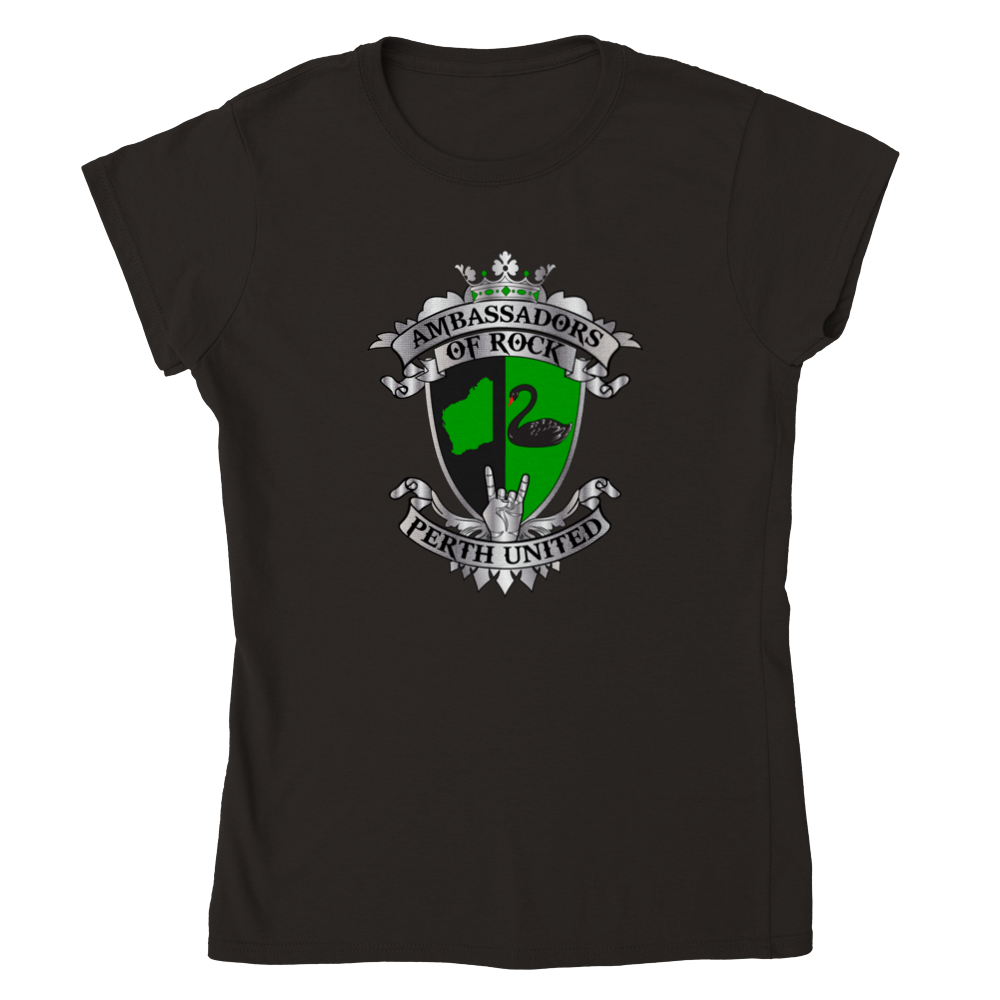 Official Perth United Logo Womens T-shirt